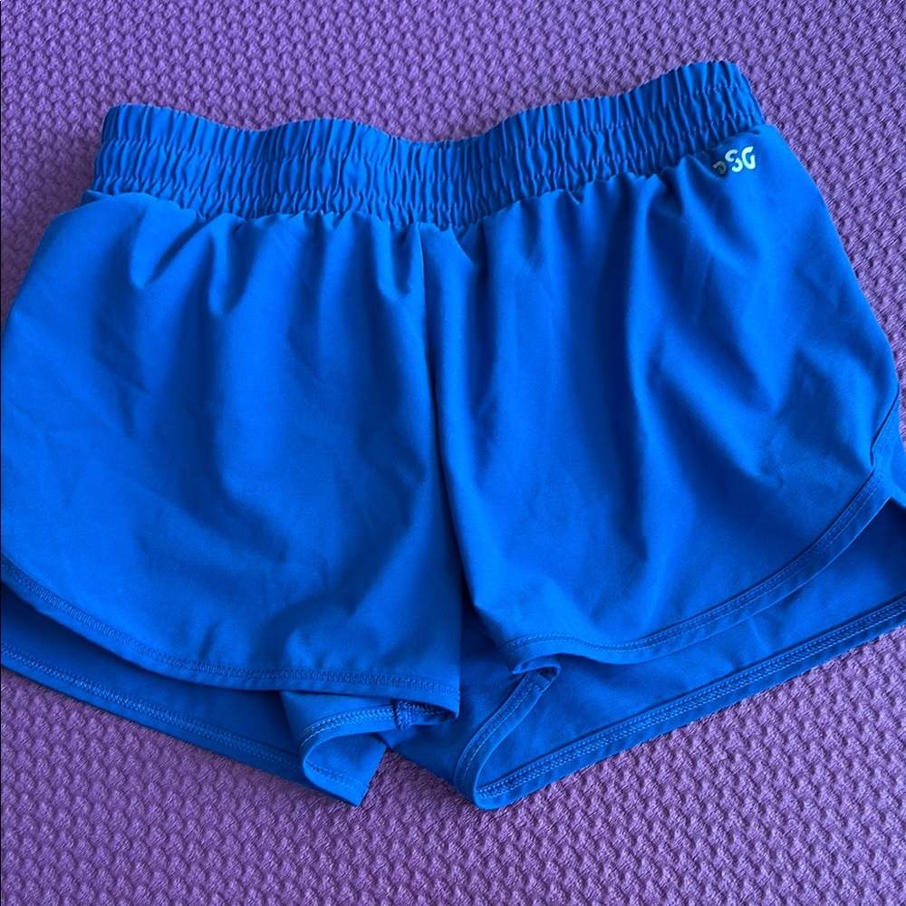 DSG Girls Small 8/9 Blue Athletic Shorts.